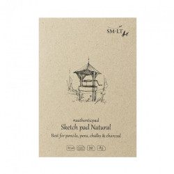 Blok SM-LT natural sketch pad 80g 100ark A5