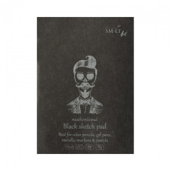 SM-LT black sketch szkicownik 165g 30ark - sklep plastyczny - szał dla