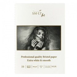 SM-LT art block bristol pad 308g 10ark 20x28cm - art store - sha