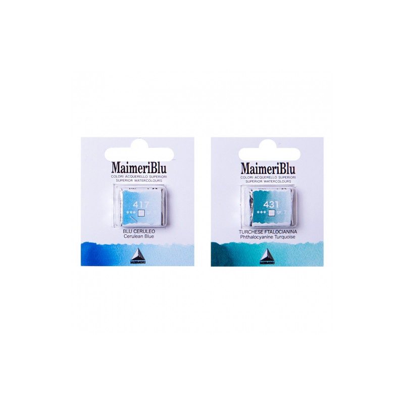 MaimeriBlu half-cube watercolor paints