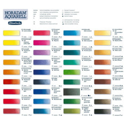 Schmincke horadam aquarell zestaw 36 półkostek metalowe opakowanie- sk