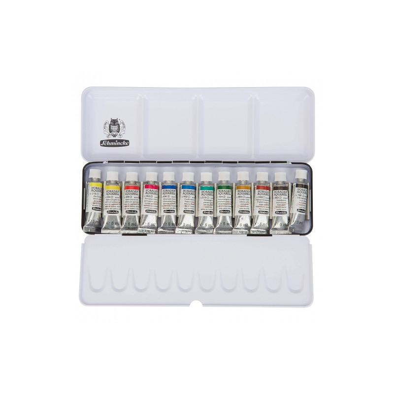Schmincke horadam aquarell zestaw 12x5ml metalowe opakowanie - sklep p