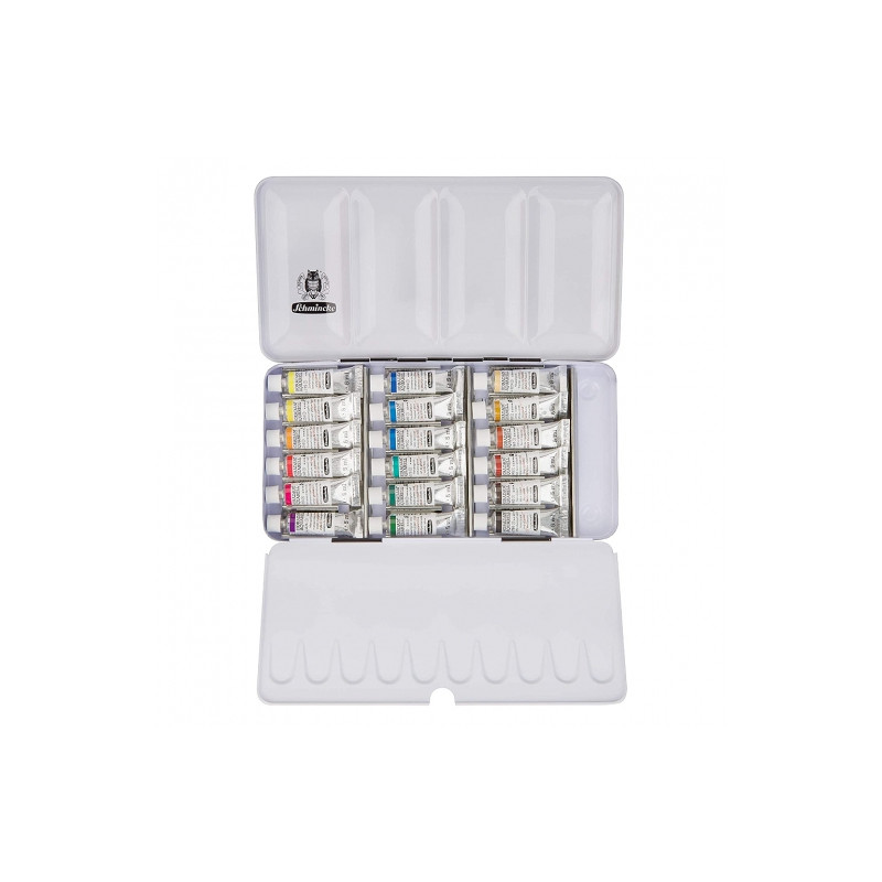 Schmincke horadam aquarell set 18x5ml metal box