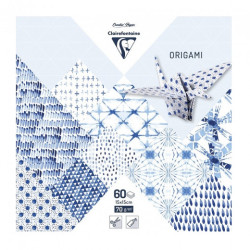 Clairefontaine origami shibori 15x15cm 70g 60 sheets