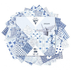 Clairefontaine origami shibori 15x15cm 70g 60ark- sklep plastyczny sza