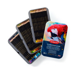 Derwent chromaflow set of 36 crayons- sklep plastyczny szał dla plasty