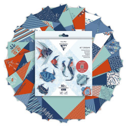 Clairefontaine origami marine fauna 10x10cm, 15x15cm, 20x20cm 70g 60ar