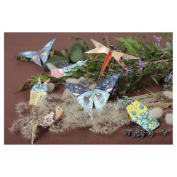 Clairefontaine origami insect decor 10x10cm, 15x15cm, 20x20cm 70g shee
