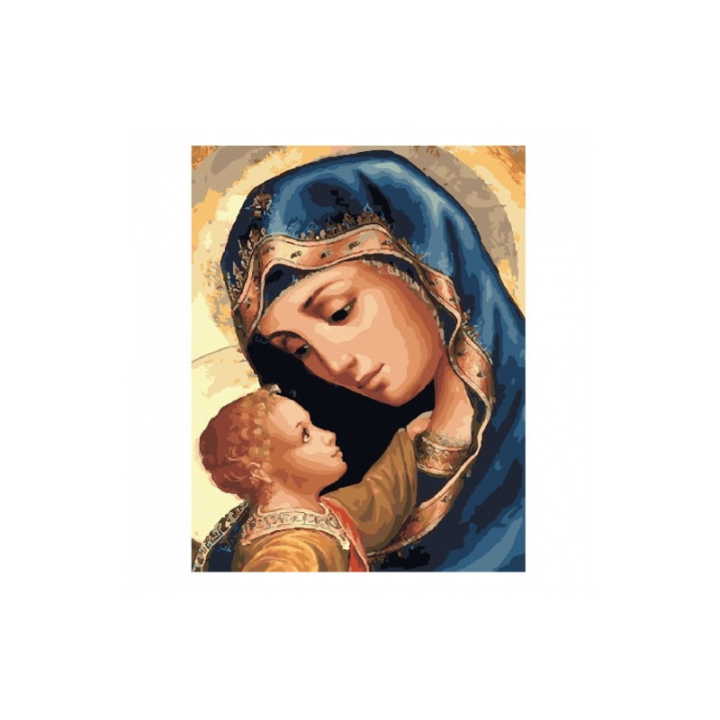 Brushme painting by numbers 40x50cm 27 col Mary