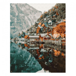Brushme numerowanka 40x50cm 26 kol Hallstatt malowanie po numerach- sk