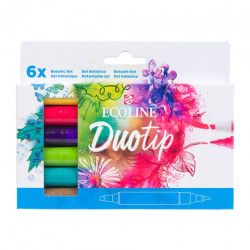 Talens ecoline duo tip botanic set of 6 pens