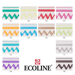 Talens ecoline duo tip basic set zestaw 12 pisaków - sklep plastyczny