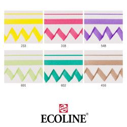 Talens ecoline duo tip botanic set zestaw 6 pisaków - sklep plastyczny