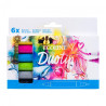 Talens ecoline duo tip basic set zestaw 6 pisaków - sklep plastyczny -