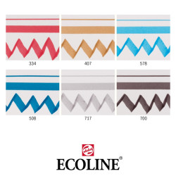 Talens ecoline duo tip urban landscape set of 6 markers