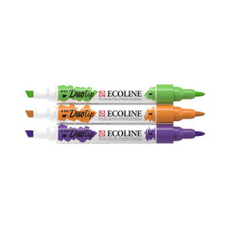 Talens ecoline duo tip secondairy set zestaw 3 pisaków - sklep plastyc