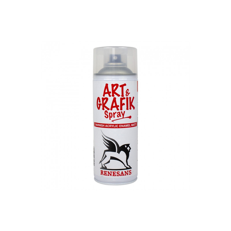 Renesans art&grafik spray lakier akrylowy matowy 400ml - sklep plastyc