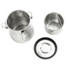 Metalowy pojemnik do mycia pędzli i przenoszenia wody 590 ml - sklep p