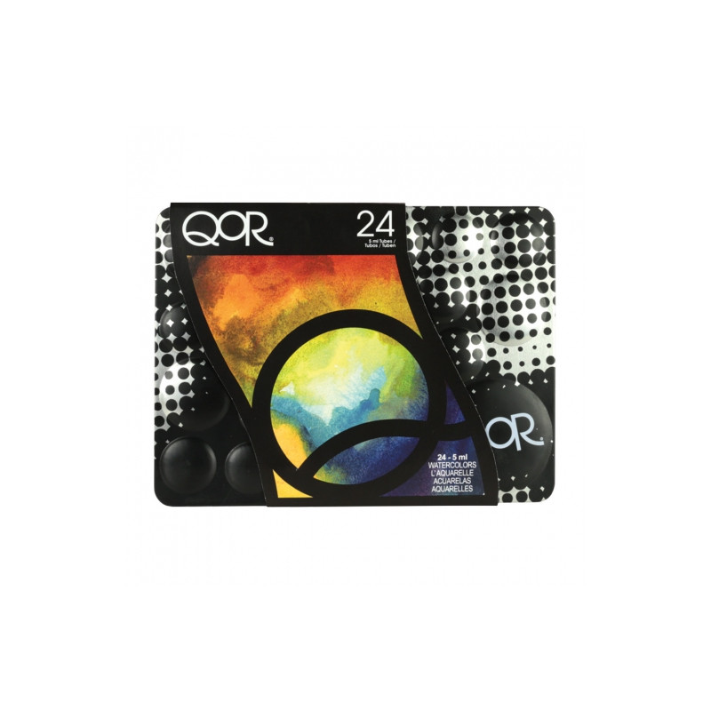 Golden QoR introductory zestaw farb akwarelowych 24x5ml - sklep plasty
