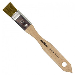 Kolibri flat brushes with brass bristles 9910M series