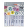 Kuretake clean color real brush set A zestaw 30 pisaków pędzelkowych -