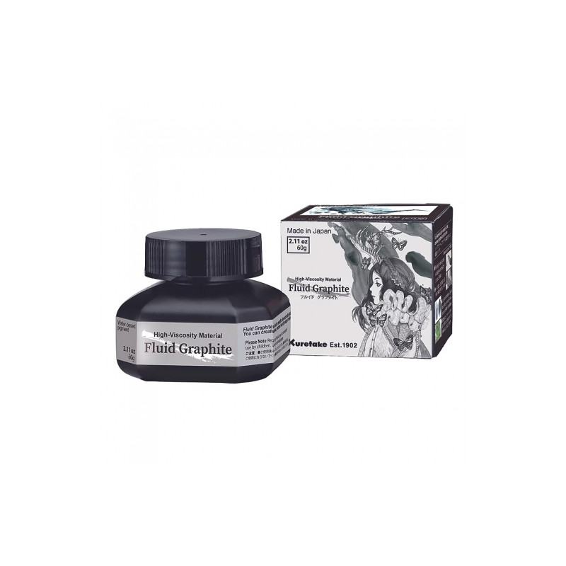 Kuretake fluid graphite 60g - sklep plastyczny - szał dla plastyków