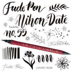 Kuretake zig fudepen nihon date kabura no 55 - sklep plastyczny - szał