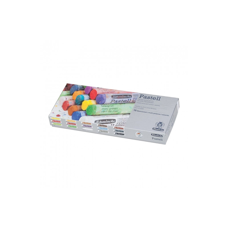 Schmincke dry pastels set 15 assorted
