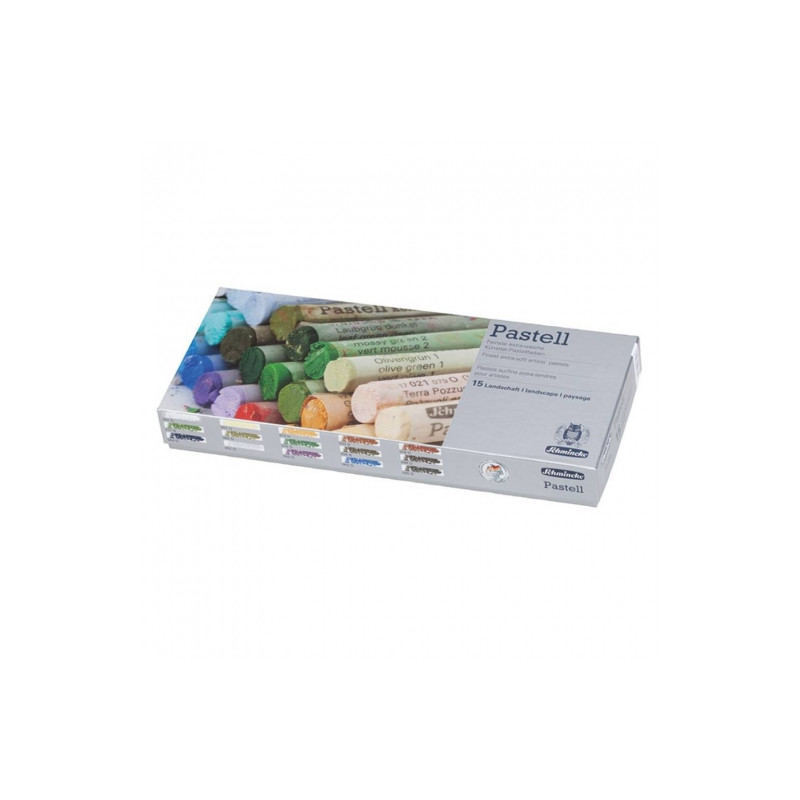 Schmincke landscape set of dry pastels 15 pieces