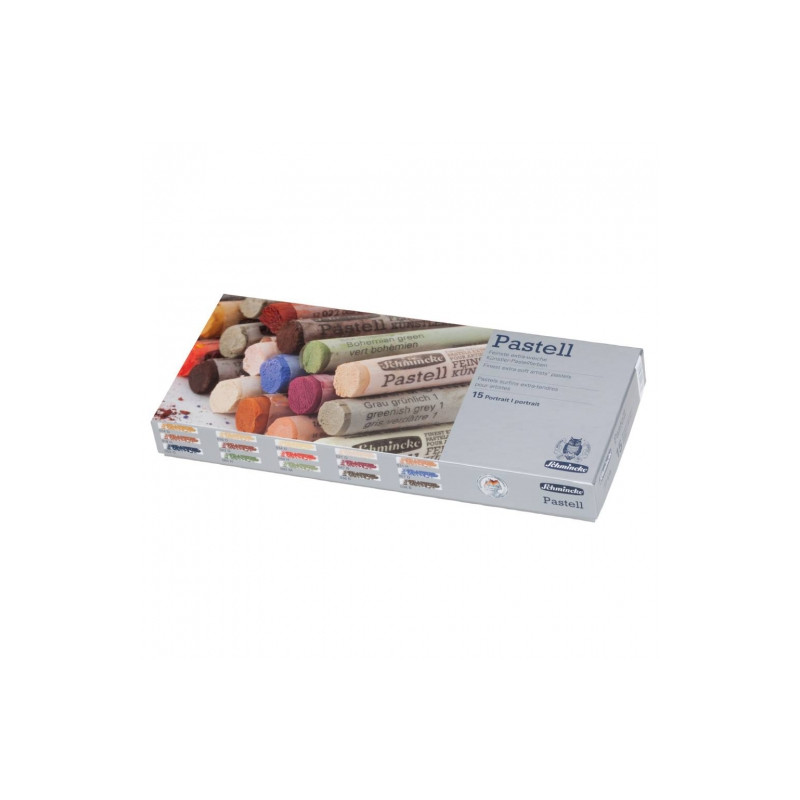 Schmincke portrait set of dry pastels 15 pieces