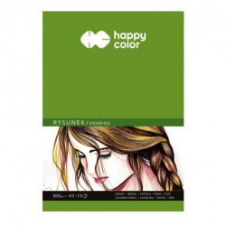 Blok Happy Color drawing 300g 15ark - sklep plastyczny - szał dla plas