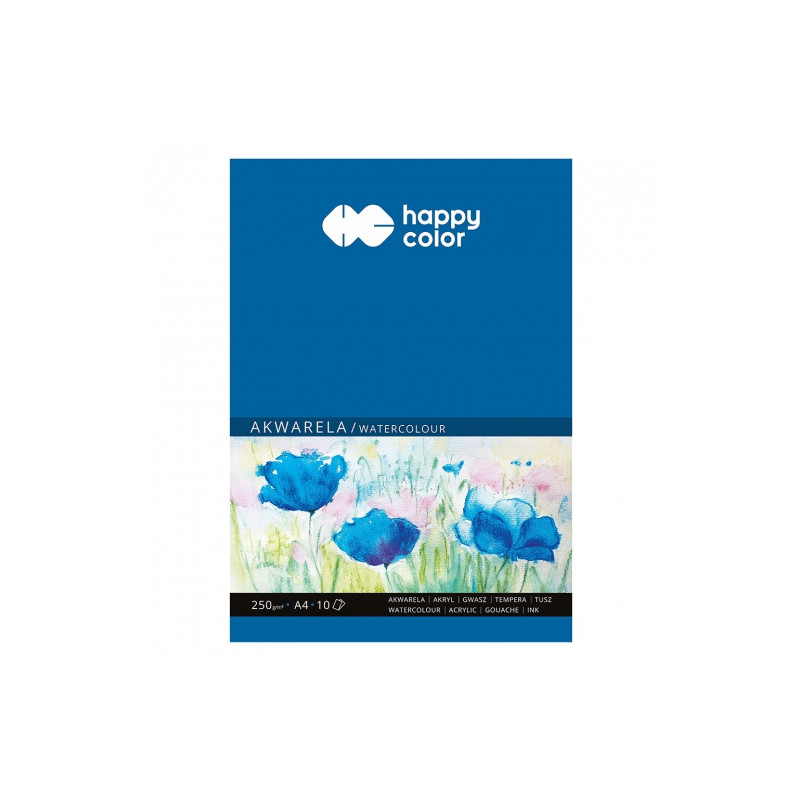 Happy Color block watercolor 250g 10 sheets