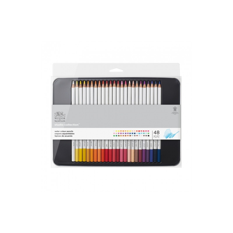 Winsor&Newton studio collection zestaw 48 kredek akwarelowych - sklep