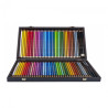Koh-i-noor polycolor + mondeluz set in a wooden case with 72 elements