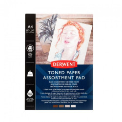Block derwent mixed toned paper 120g 20 sheets