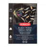 Blok derwent black mixed media A4 300g 12ark czarny - sklep plastyczny