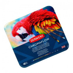 Derwent Chromaflow zestaw kredek 48 kolorów - sklep plastyczny - szał