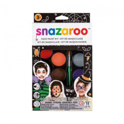Snazaroo Halloween zestaw 8 farb do twarzy - sklep plastyczny - szał d