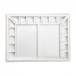 Meeden paleta porcelanowa 19 komorowa prostokątna 25x33cm - sklep plas