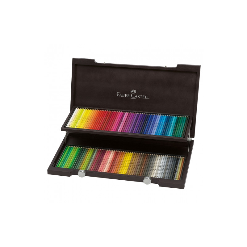 Faber-Castell polychromos set of 120 crayons in a wooden case