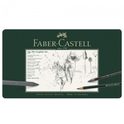 Faber-Castell pitt duży zestaw ołówków i grafitów - sklep plastyczny -