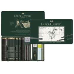 Faber-Castell pitt duży zestaw ołówków i grafitów - sklep plastyczny -