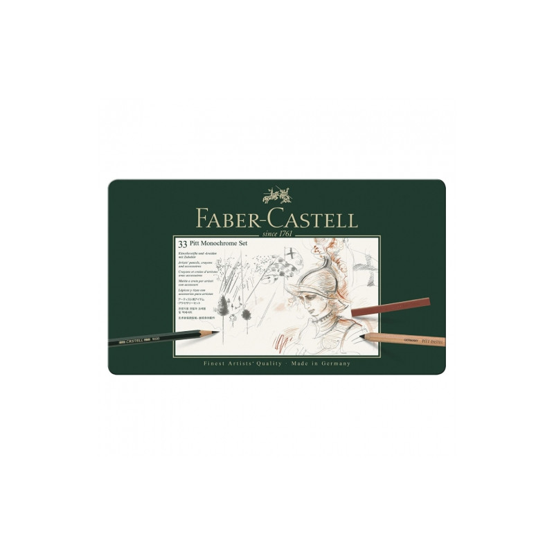 Faber-Castell pitt monochrome set of 33 pcs