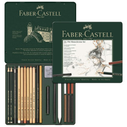 Faber-Castell pitt monochrome zestaw 21szt - sklep plastyczny - szał d