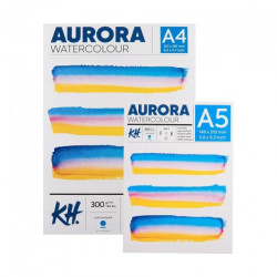 AURORA watercolour cold pressed small-grained block 300g 12 sheets