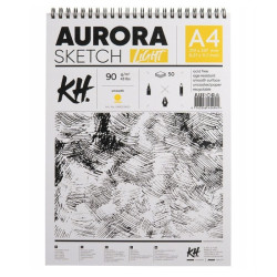 Aurora sketch light block 90g 50 sheets on a spiral