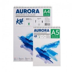 AURORA watercolour rough blok gruboziarnisty na spirali 300g 12ark - s