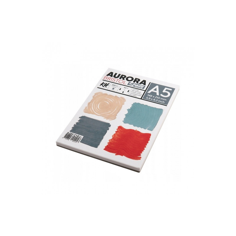 Aurora bristol smooth gładki blok 300g 20ark - sklep plastyczny - szał