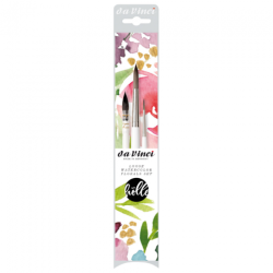Da Vinci loose watercolor florals zestaw 3 pędzli syntetycznych - skle