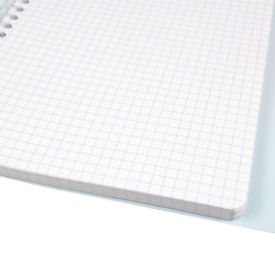 Clairefontaine koverbook blush squared notebook A5 on a spiral of 160